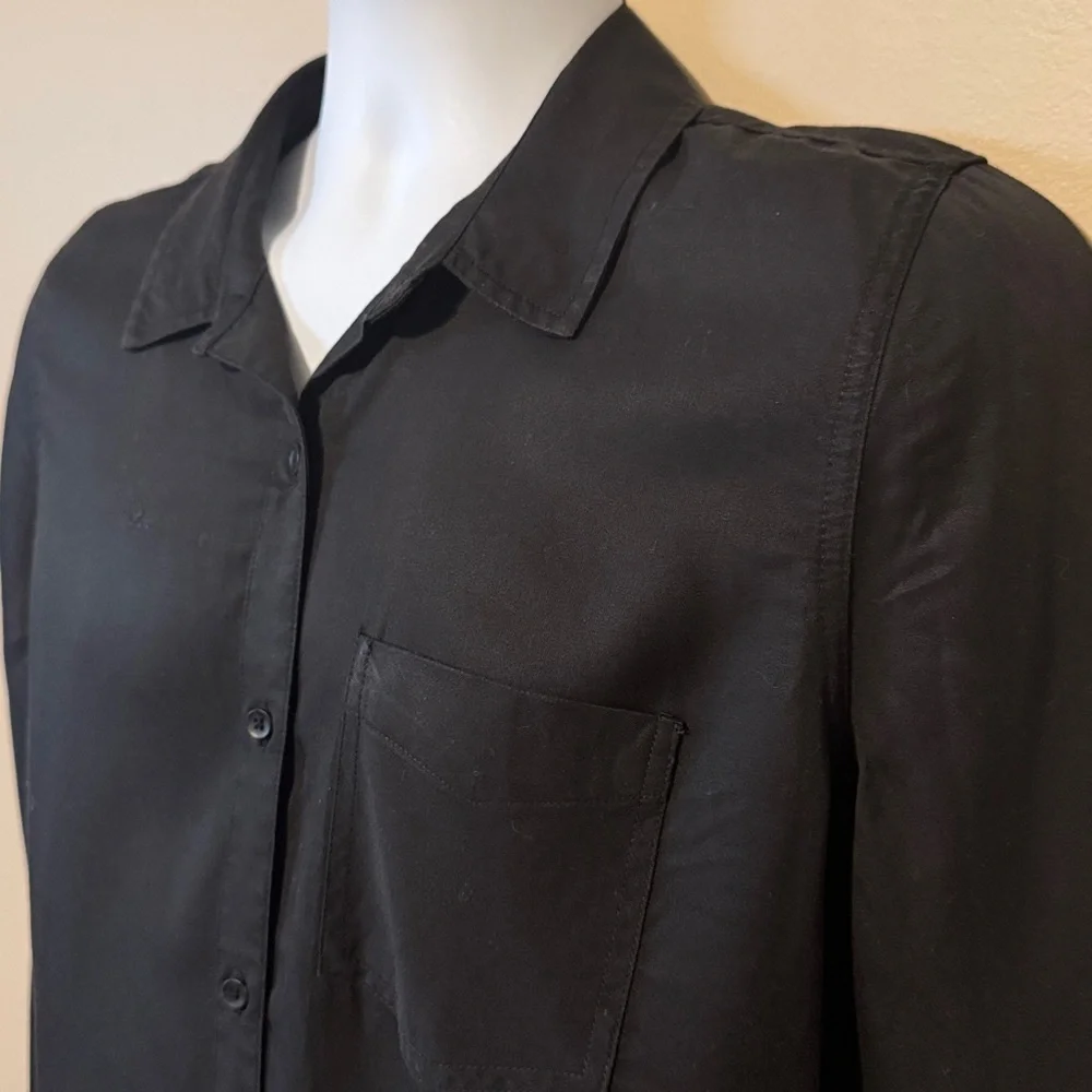 Ecothreads Classic Black Button Down Shirt